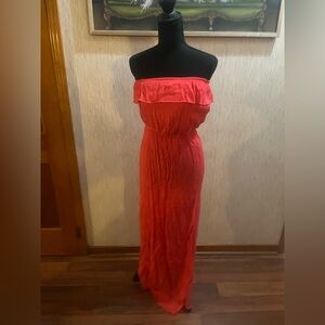 Trixxi Strapless Red Dress